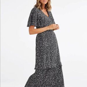 VETTA CAPSULE Convertible Polka Dot Wrap Dress | Women's Small